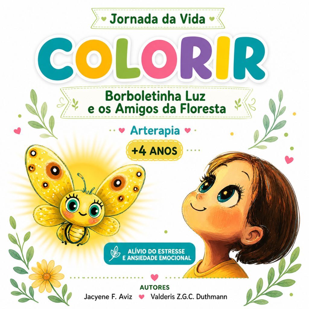 Colorir: Borboletinha Luz e os amigos da floresta
