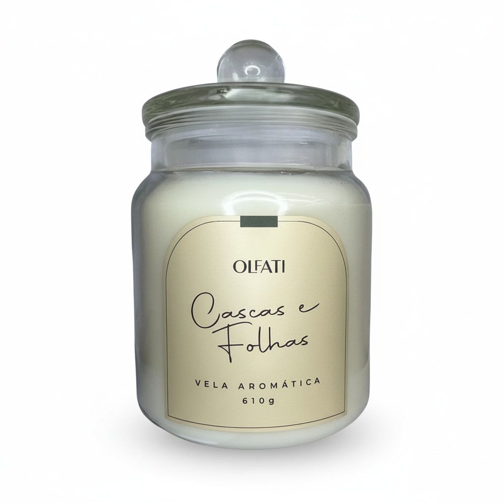 Olfati Candle - Vela Aromática 610G - Cascas e Folhas