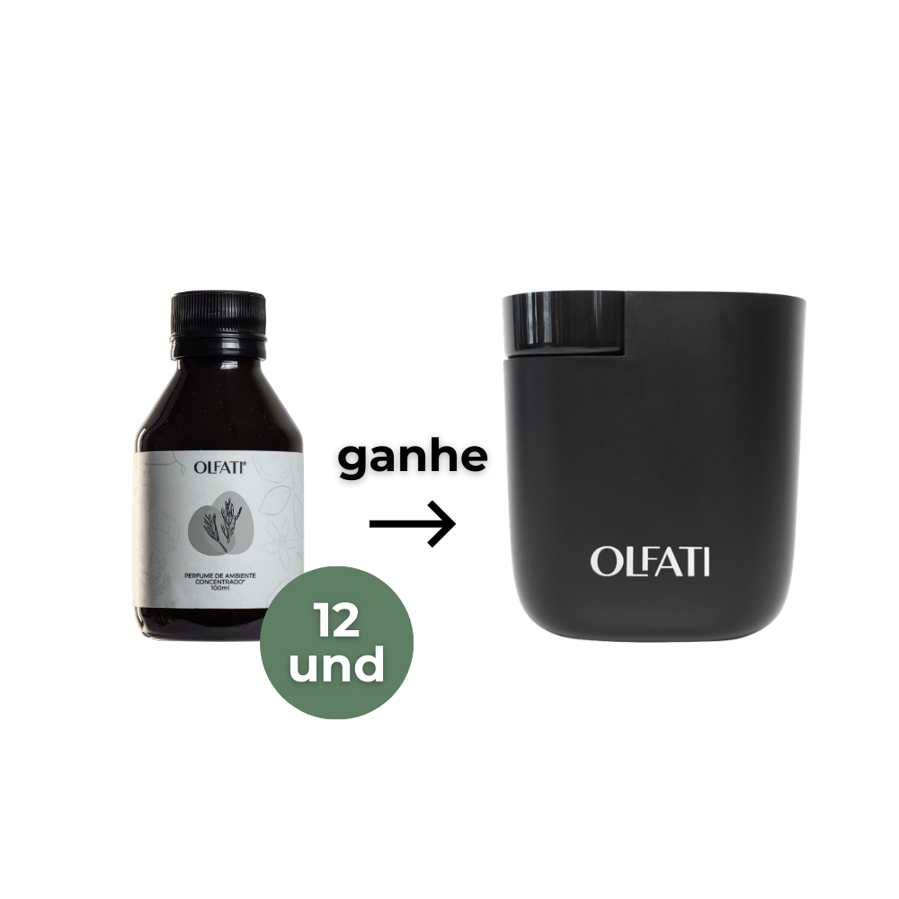 12 Refis de 100ml - Bella Falconi - Ganhe 1 Olfati Mini Preto