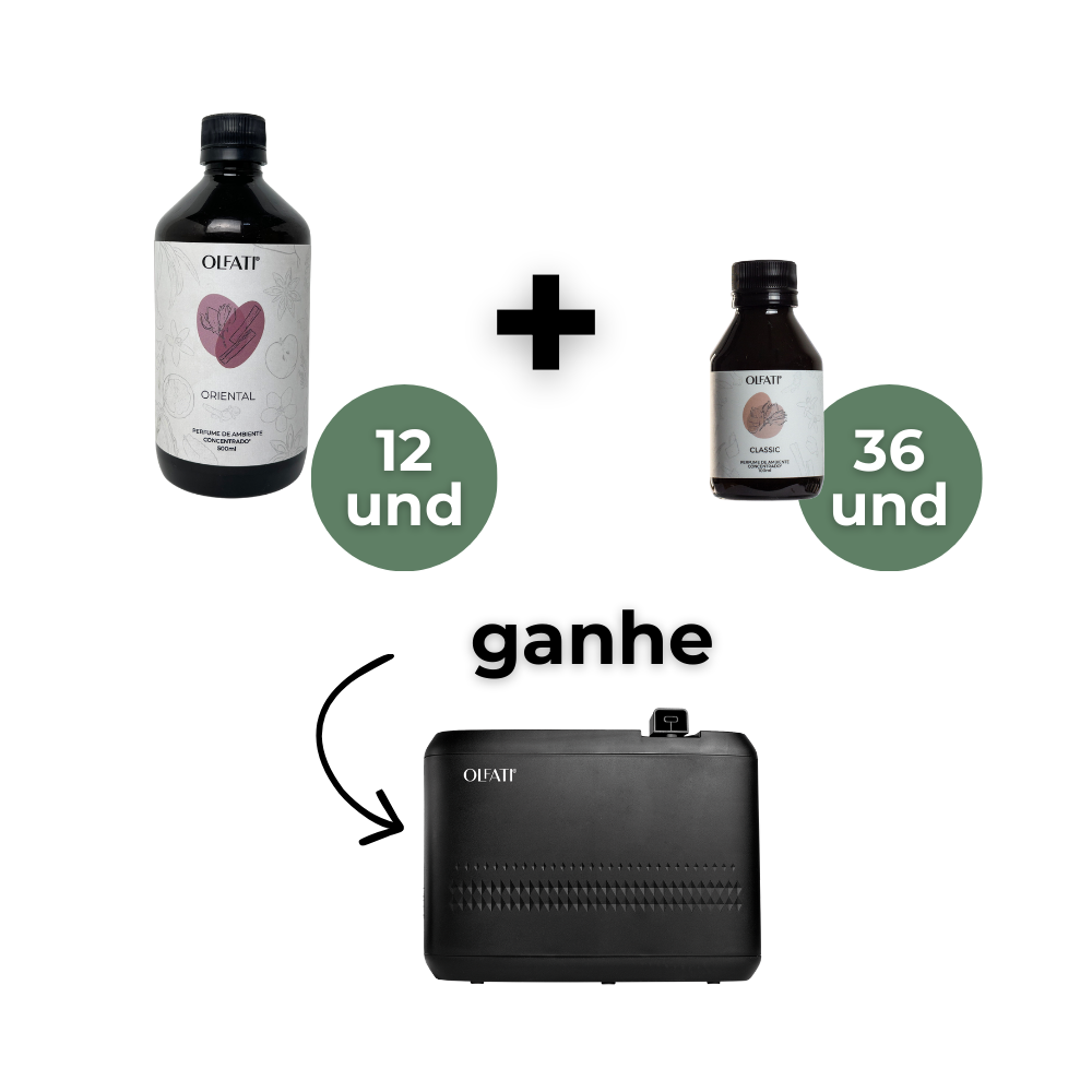 12 Refis de 500ml + 36 refis de 100ml - Classic - Ganhe 1 Olfati Master Preto