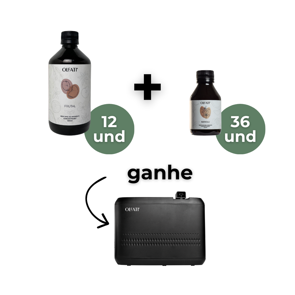 12 Refis de 500ml + 36 refis de 100ml - Nerolli - Ganhe 1 Olfati Master Preto