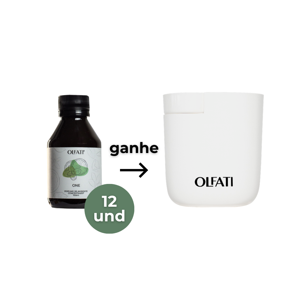 12 Refis de 100ml - One - Ganhe 1 Olfati Mini Branco