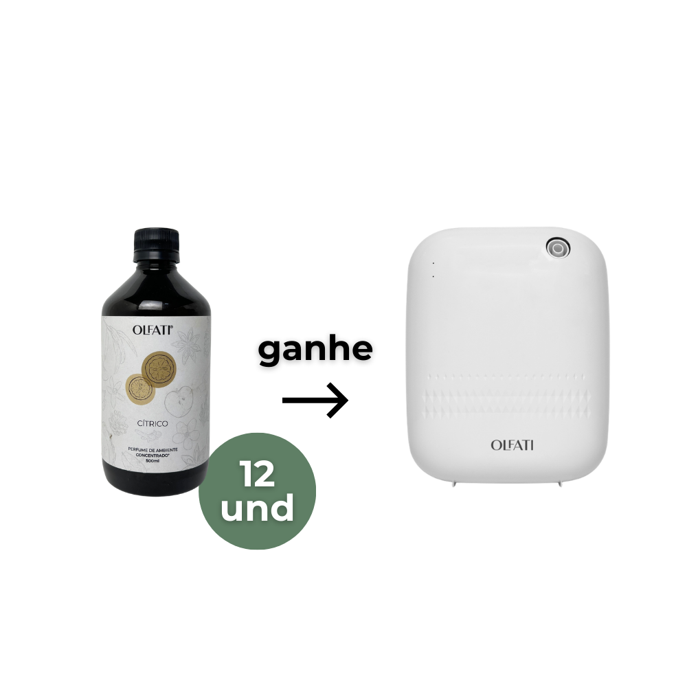 12 Refis de 500ml - Alecrim - Ganhe 1 Olfati Neo Branco