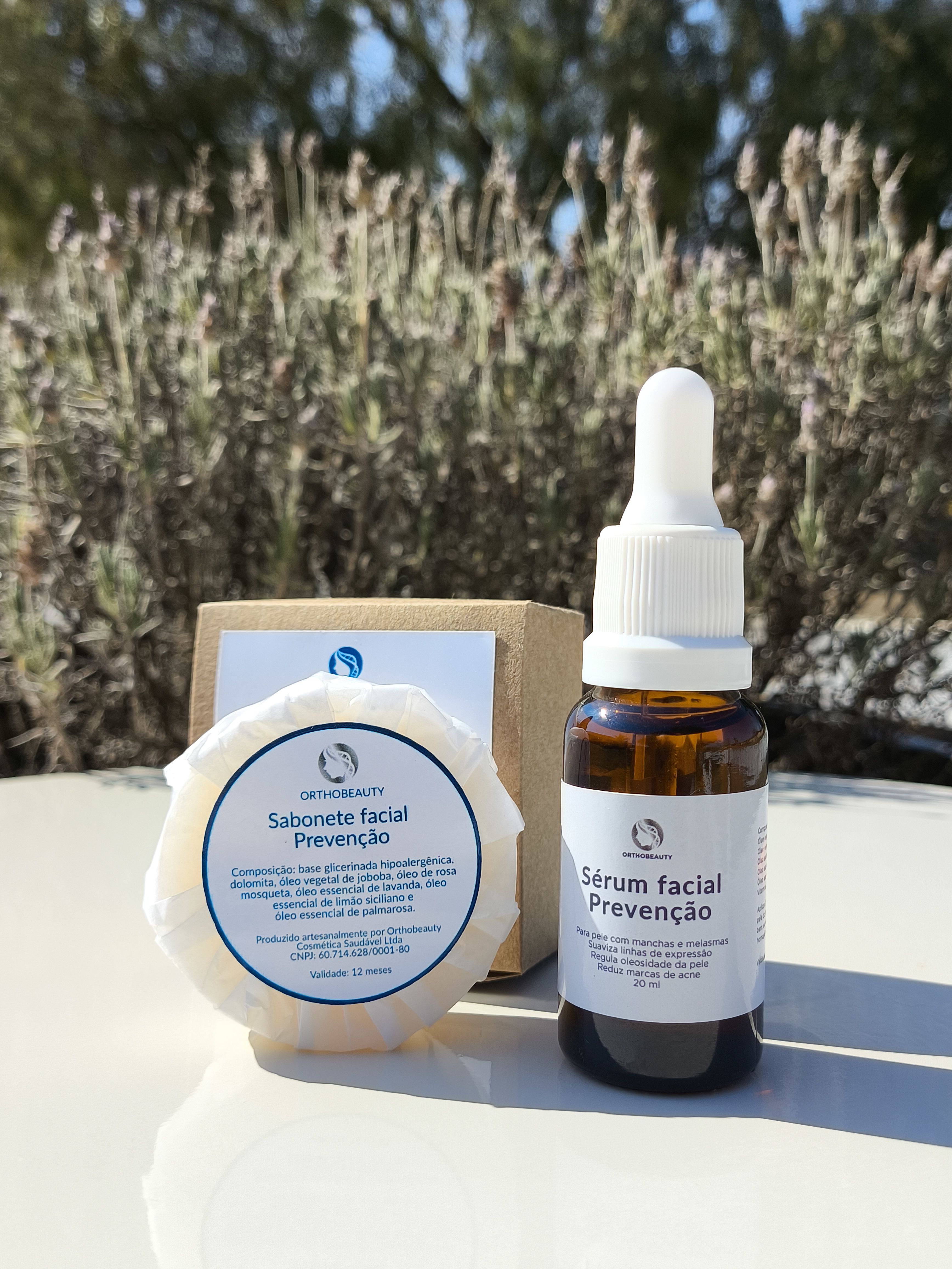 Kit Prevenção - Sérum 20ml e sabonete facial 50g