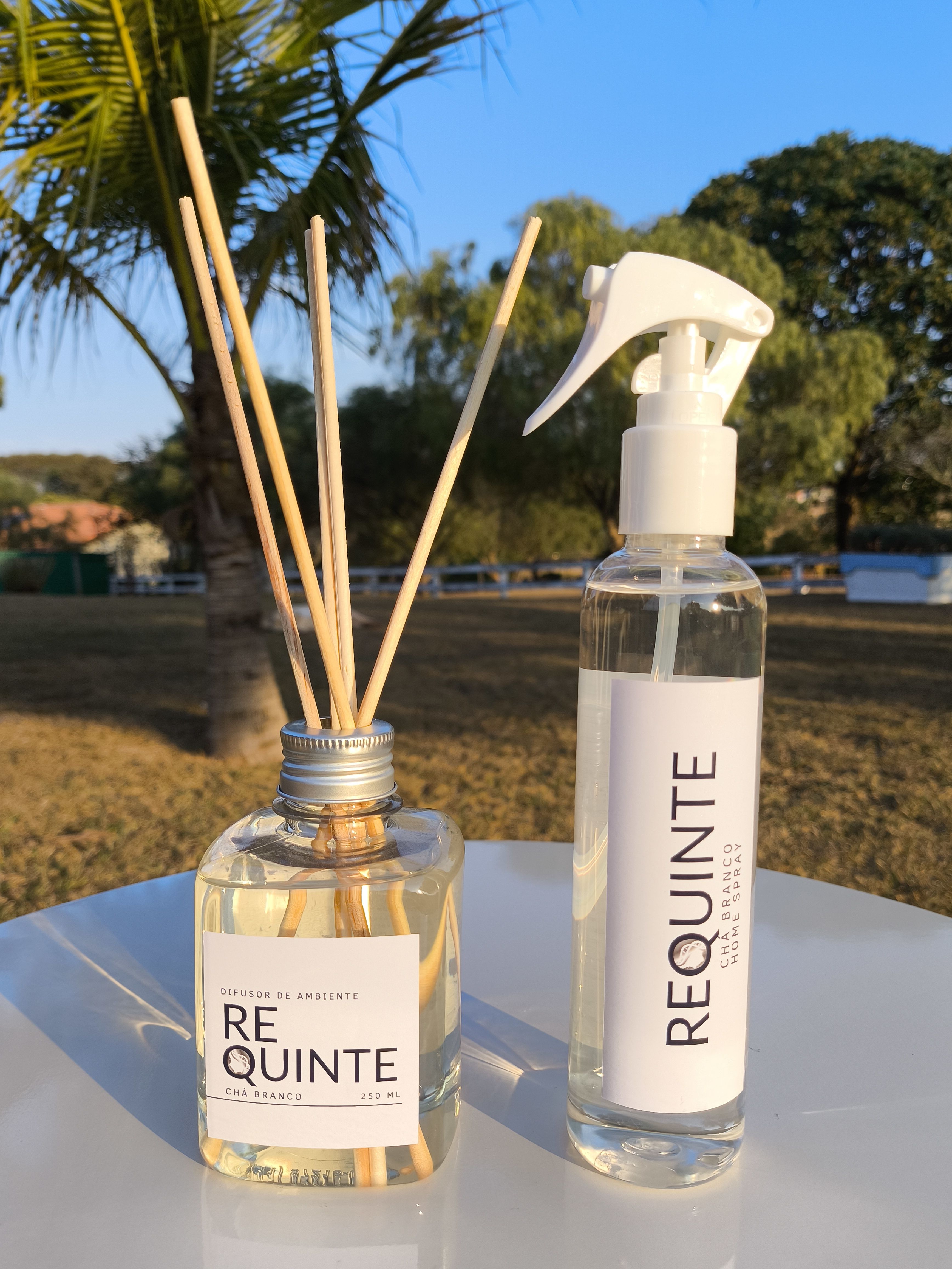 Duo Aromatizador e Home Spray Chá Branco