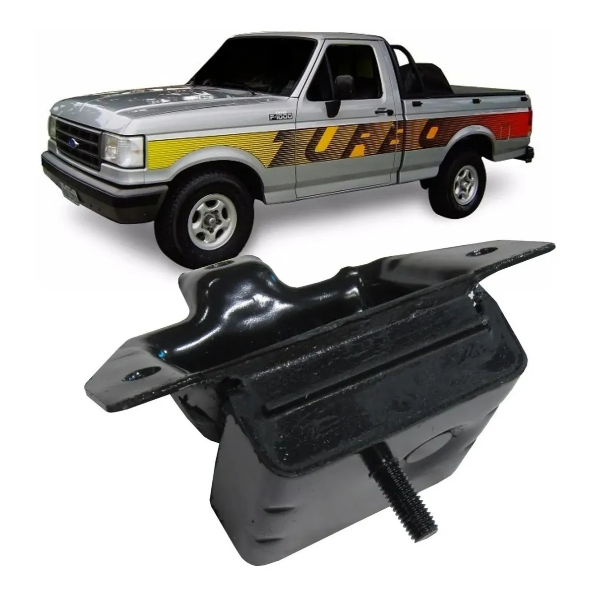 Coxim Motor Ford F1000 4.9 1995 1998 Lado Esquerdo