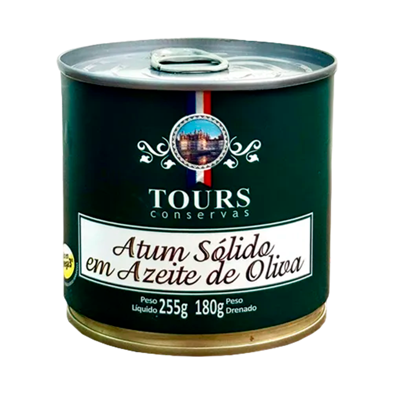 Atum sólido em azeite de oliva Tours Conservas