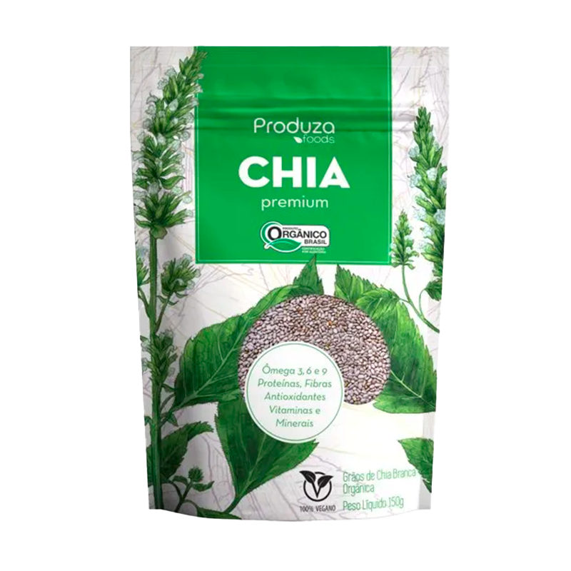 Chia orgânica branca premium