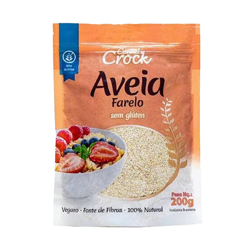 Farelo de aveia sem glúten