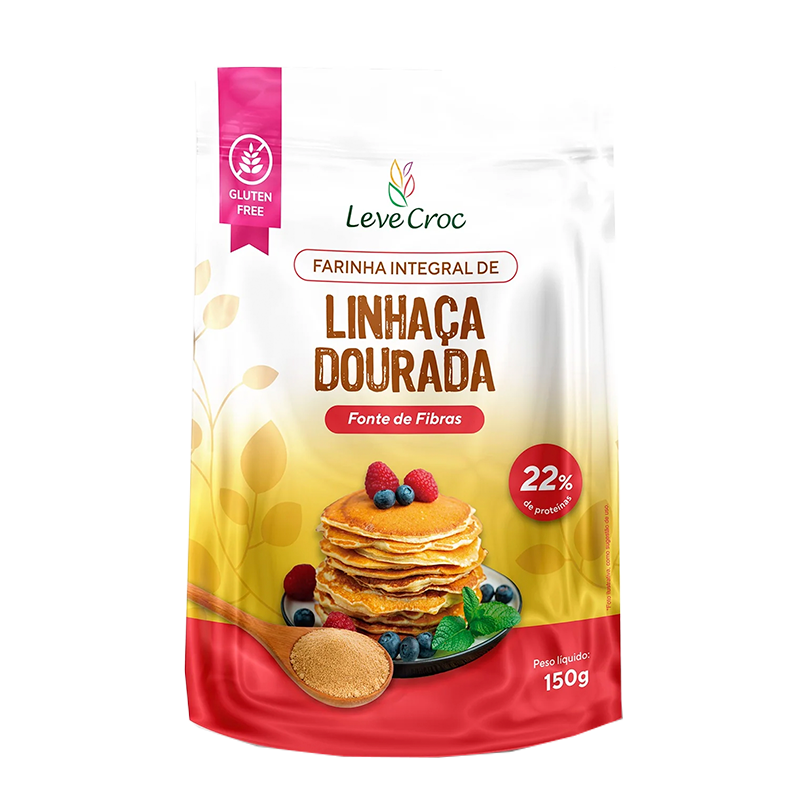Farinha de linhaça dourada