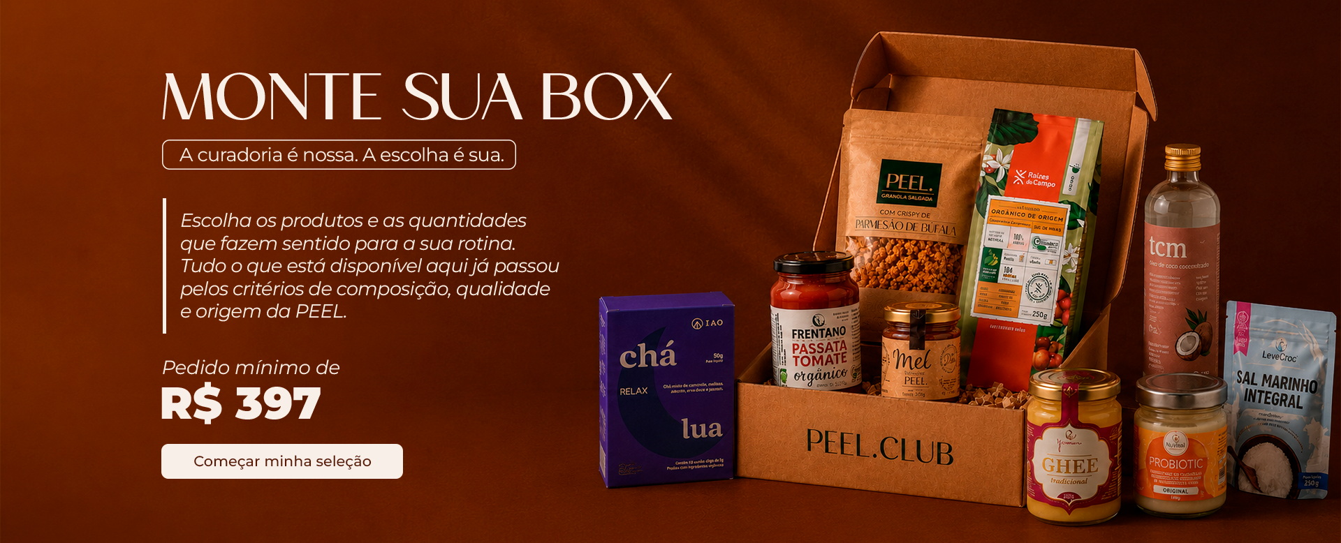 Monte sua Box PEEL Club