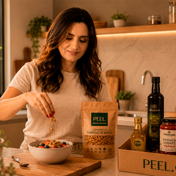 Rotina de uma família com produtos PEEL