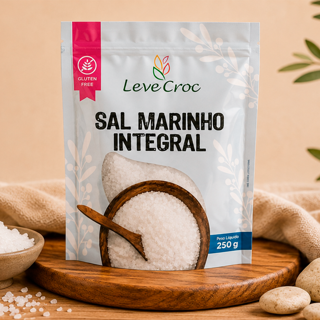 Sal Marinho Integral Leve Croc 250g