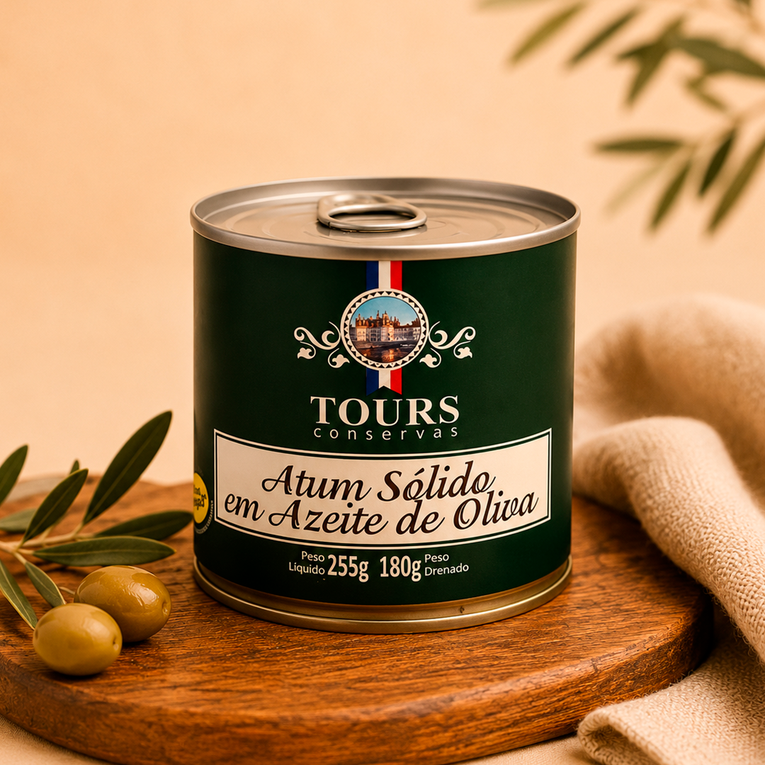 Atum Sólido em Azeite de Oliva Tours - 255ml