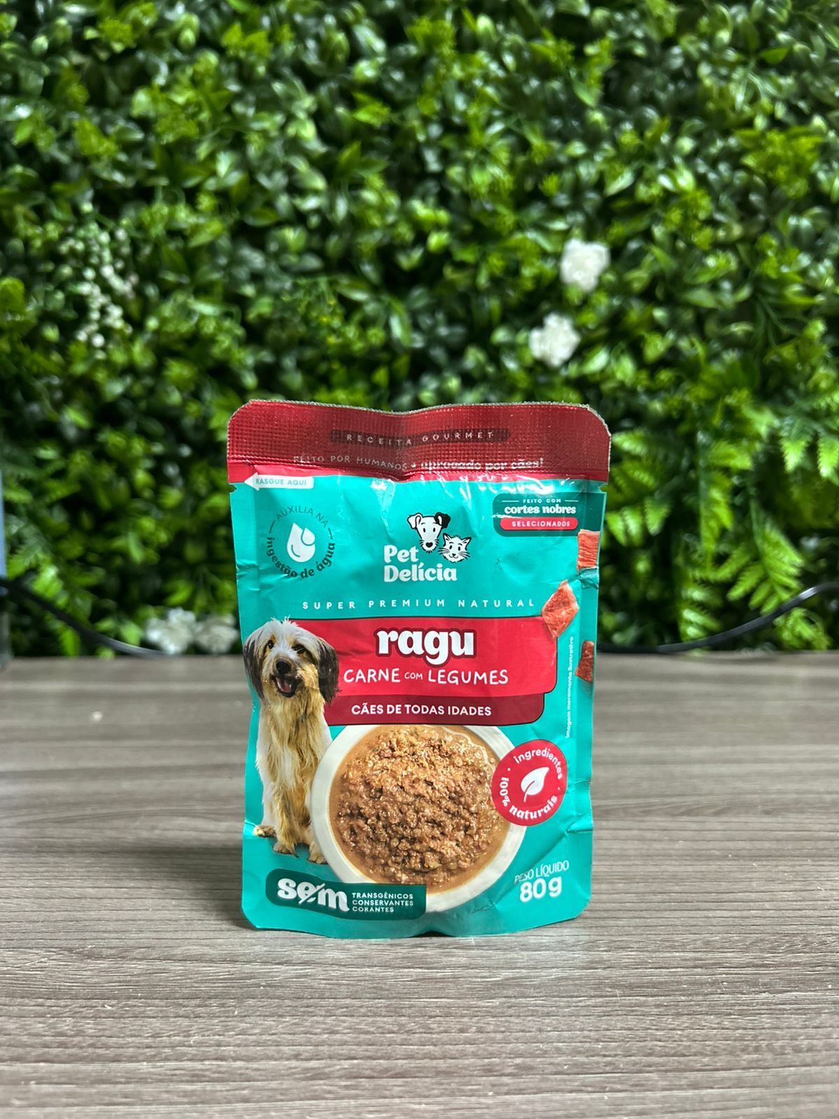 Sachê Ragu Carne Cão 80g Pet Delícia
