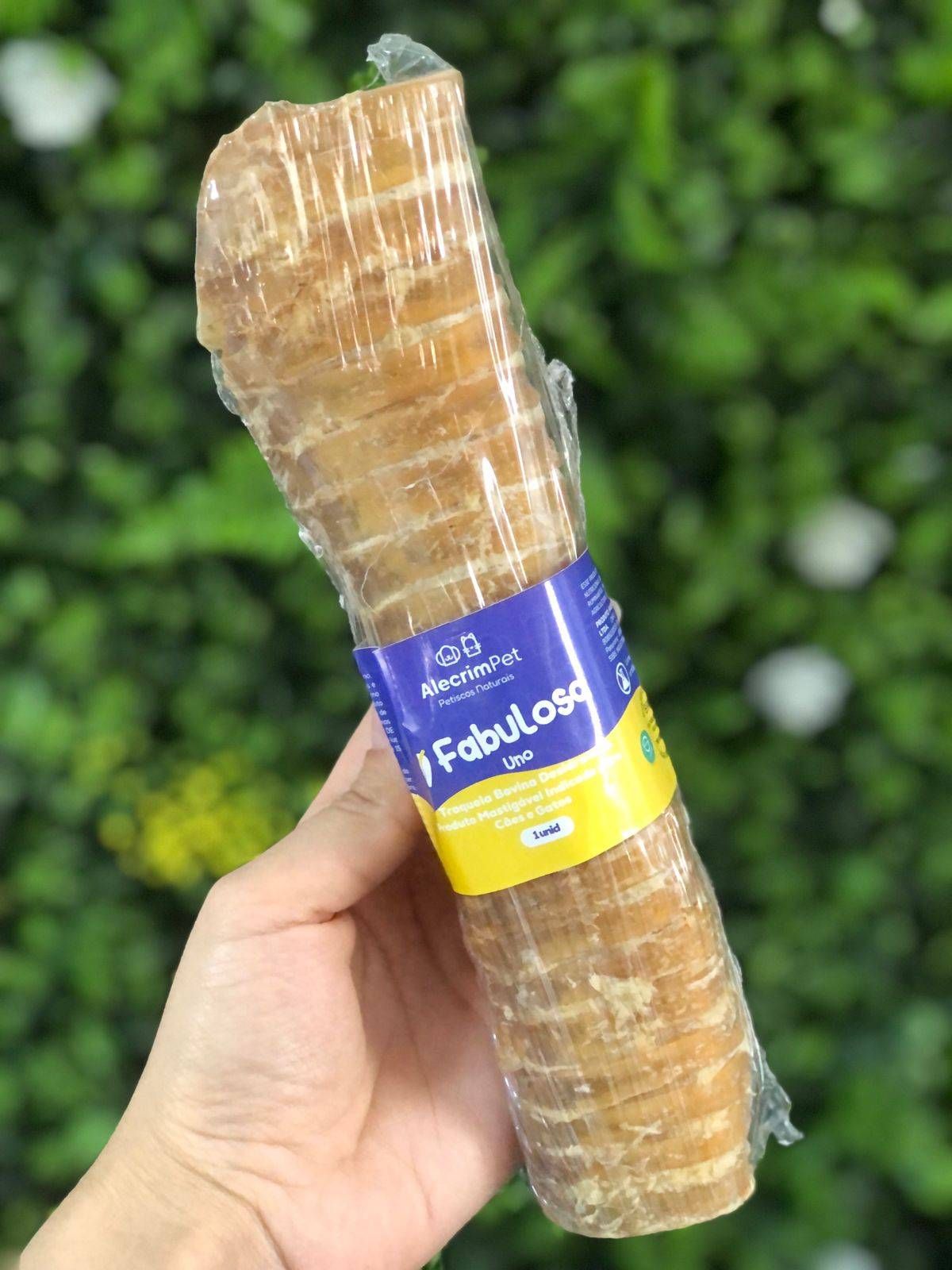 Traqueia Bovina Desidratada Fabulosa Uno - 1un Alecrim Pet