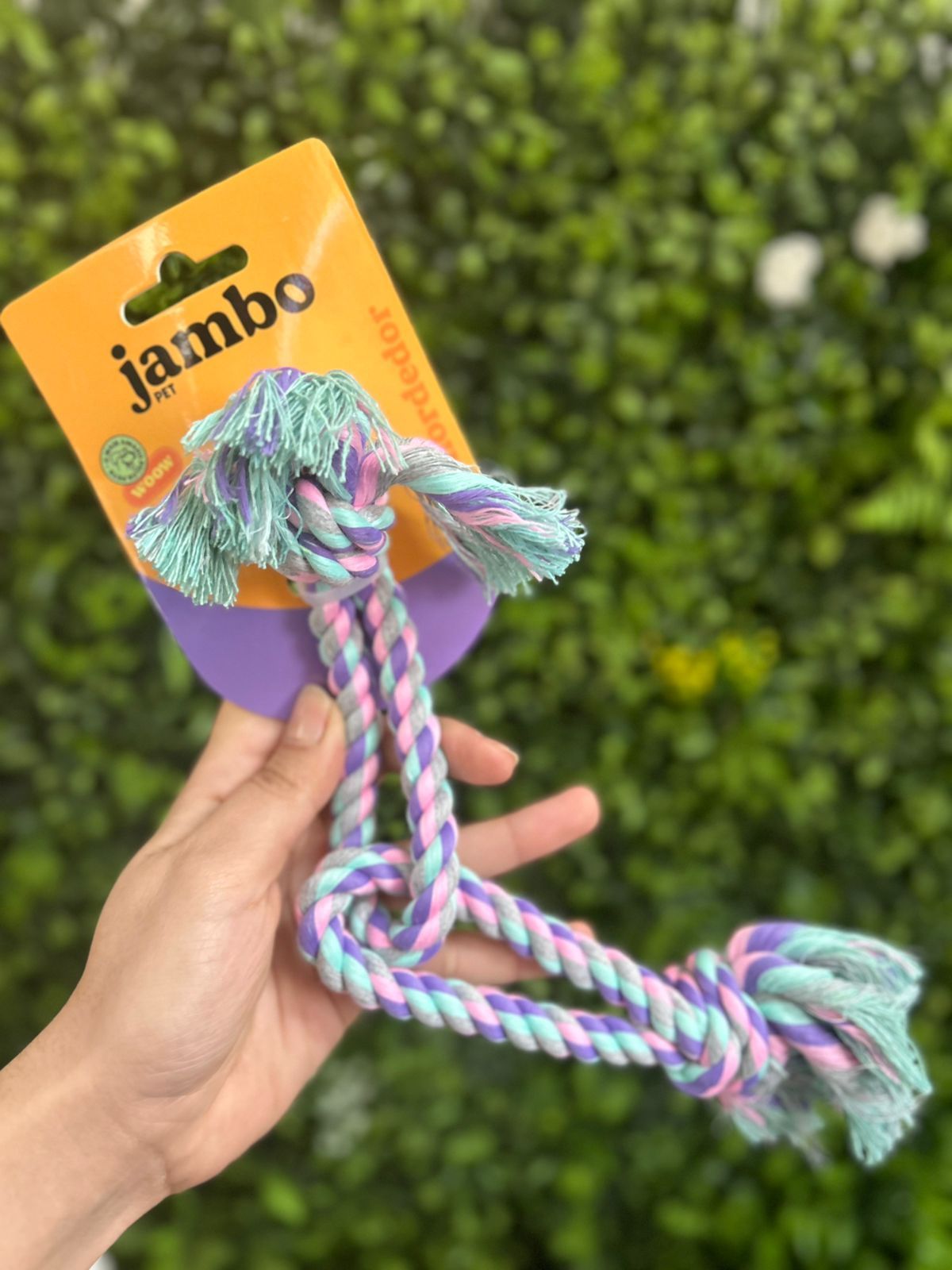 Corda 2 Argola Pastel Jambo Pet