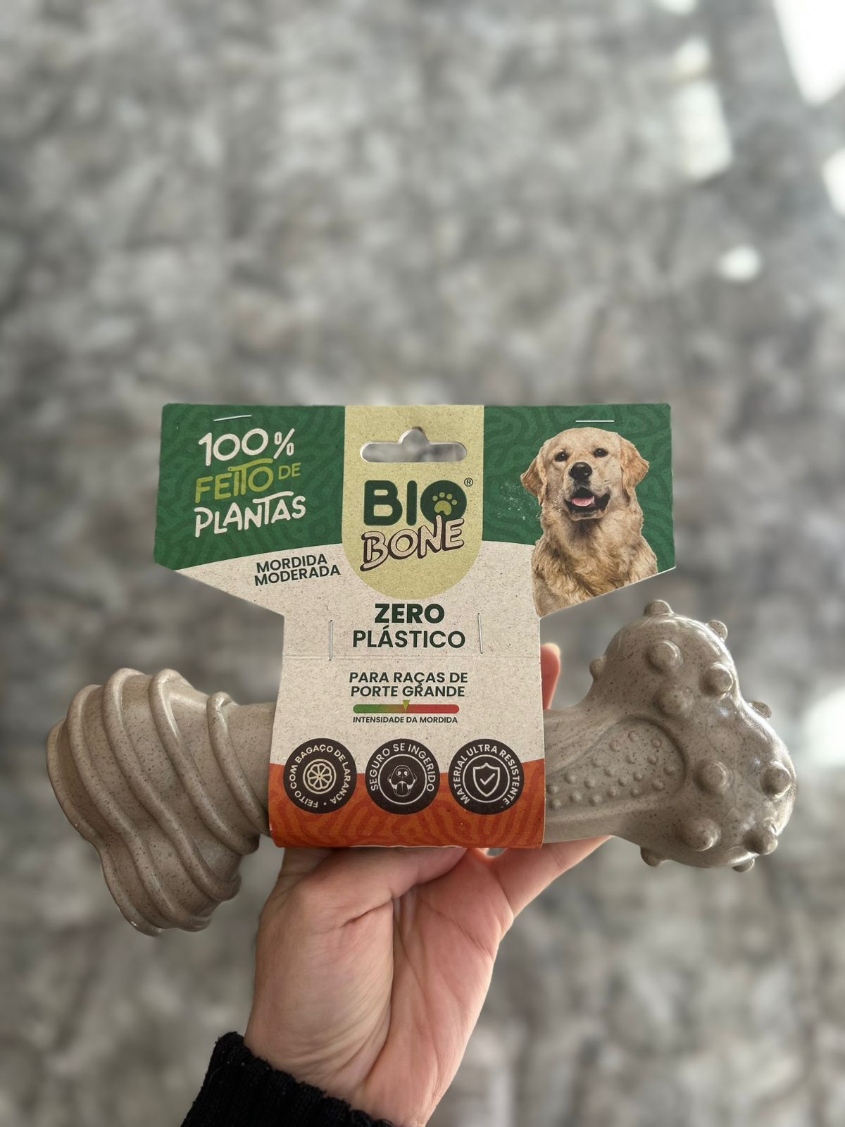 Ossão Gigante Mordida Moderada Laranja Biobone