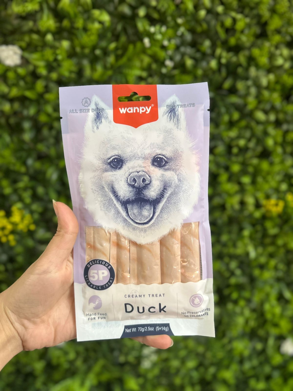 Wanpy Cão Creamy Pato 5un