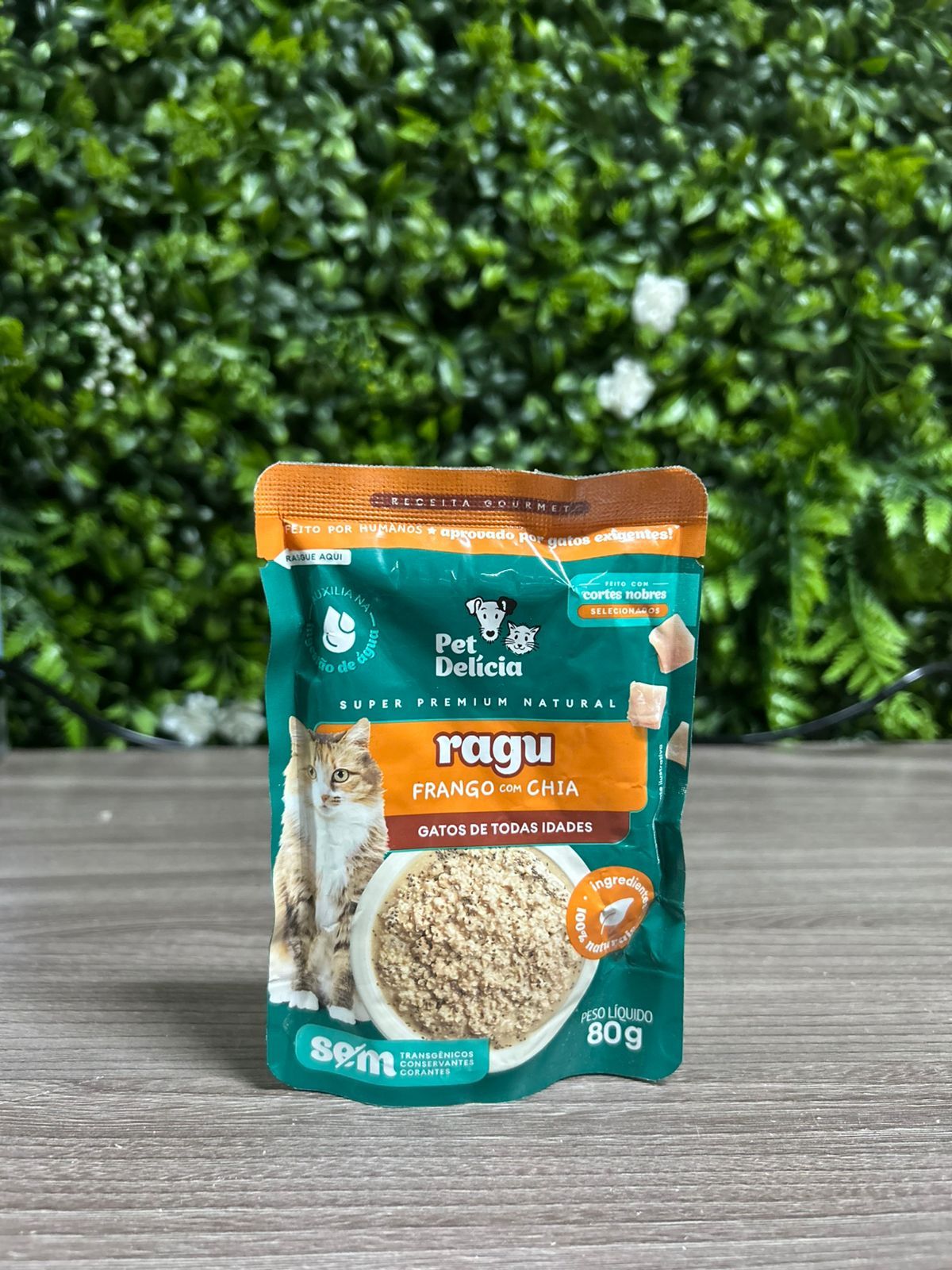Sache Ragu Frango Gato 80g Pet Delícia