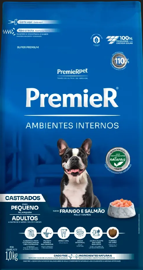 PR AMB INT CÃES AD CAST FRANGO/SALMÃO 1KG