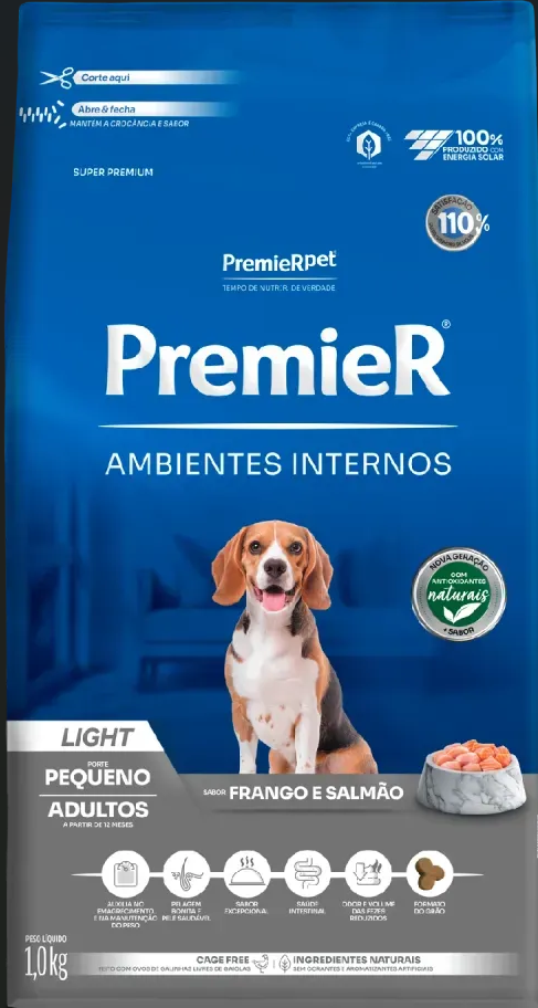 PR AMB INT CÃES AD LIG FRANGO/SALMÃO 1KG