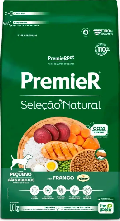 PR SEL NAT CÃES AD RÇ PEQ FRANGO 1KG