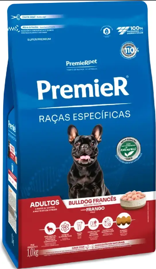 PR RÇ ESP CÃES AD BULLDOG FRANCÊS FRANGO 1KG