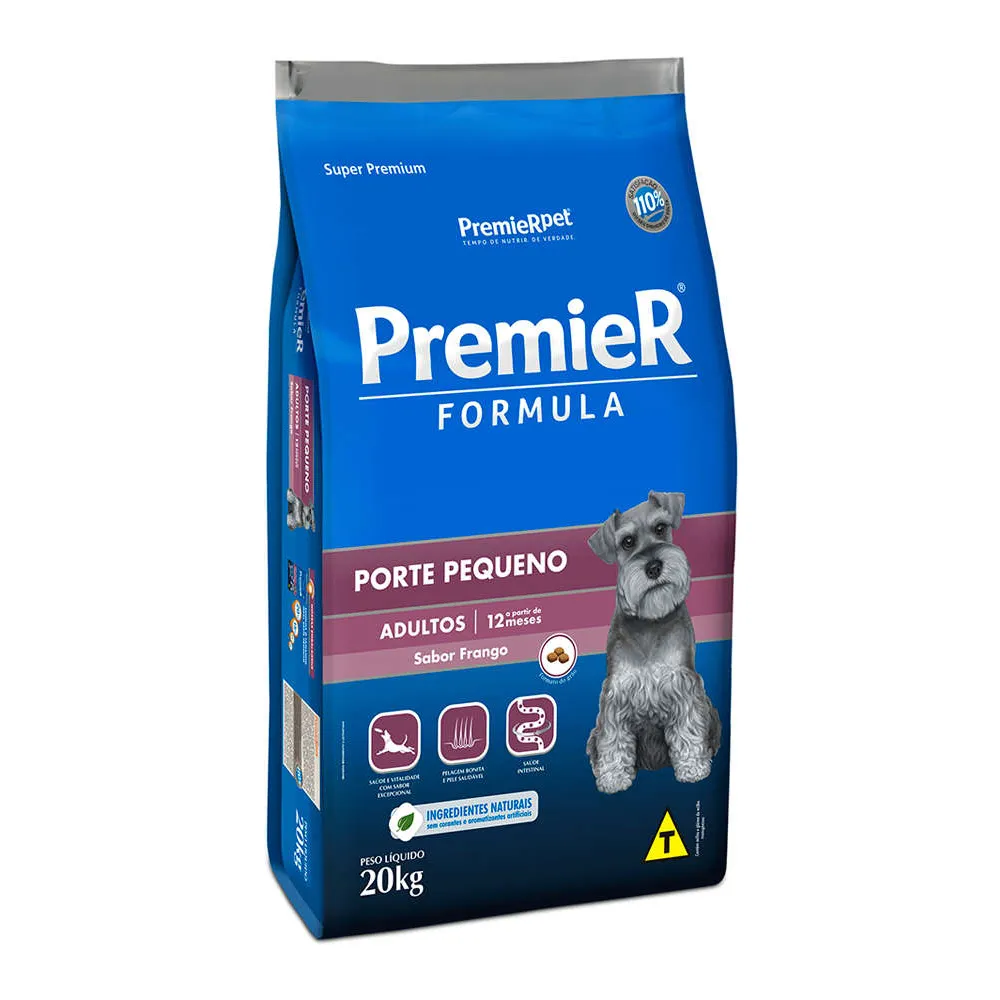 PREMIER FORMULA CAES AD RAÇAS PEQ. 20KG