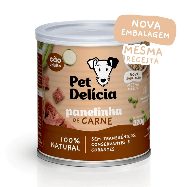 PET DELICIA PANELINHA DE CARNE 320G