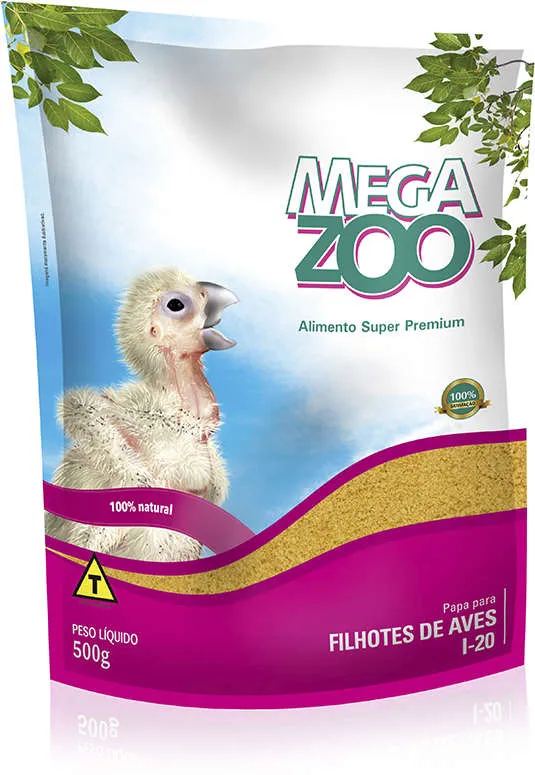 MEGAZOO PAPA FILHOTE DE AVES 500G
