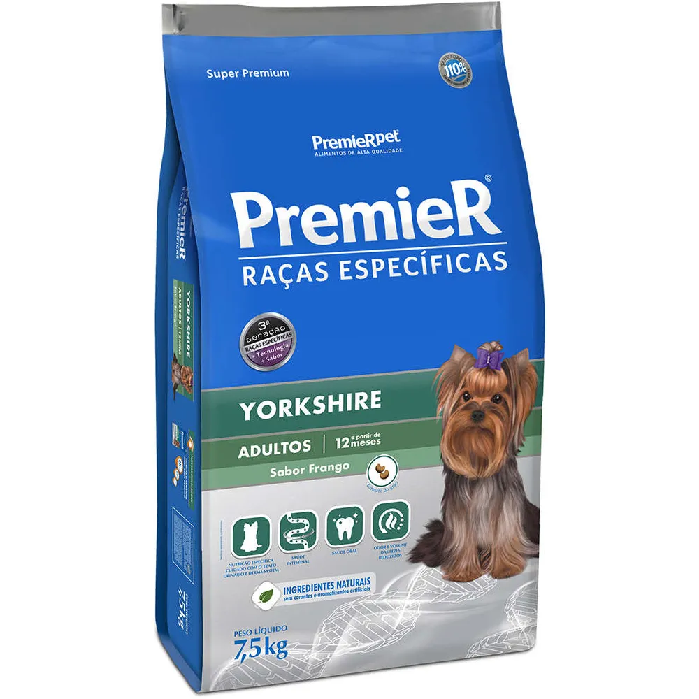 PREMIER CAES AD RAÇAS ESPECIFICAS YORKSHIRE 7,5 KG