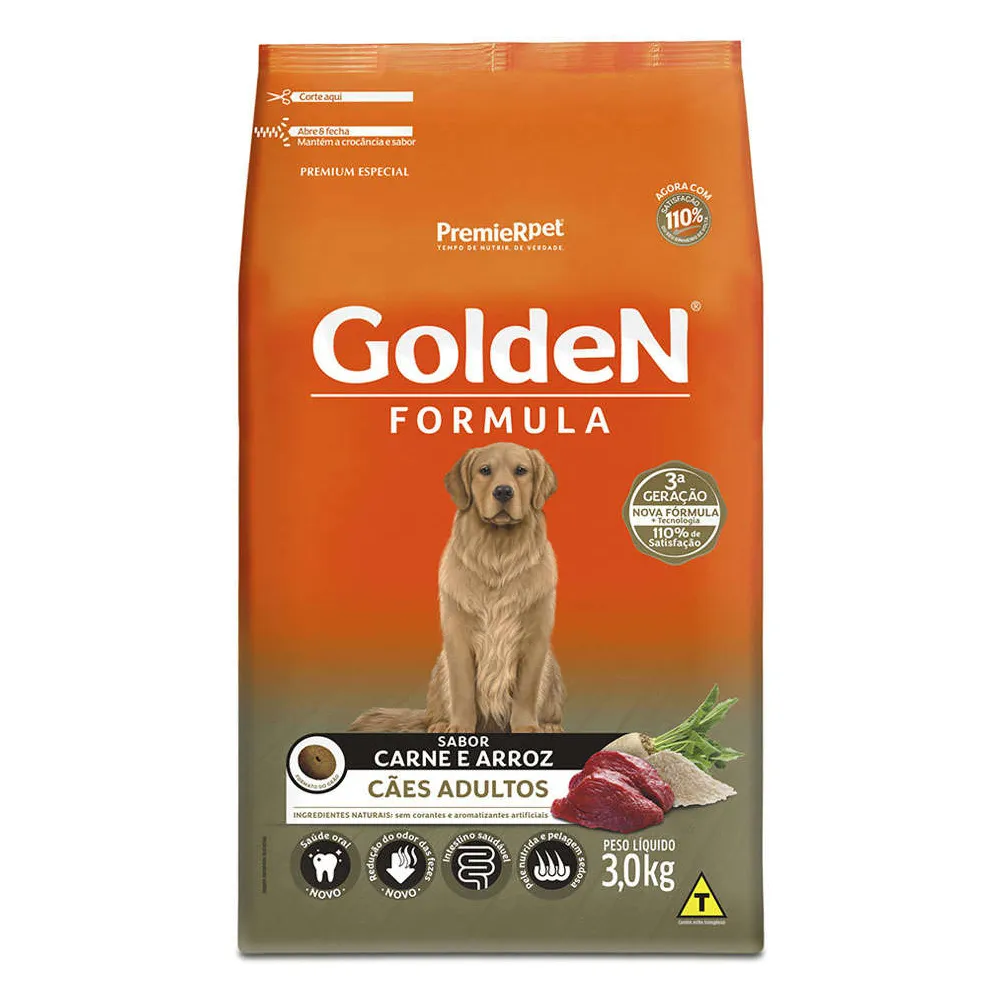 GOLDEN CAES AD FORMULA CARNE 3 KG