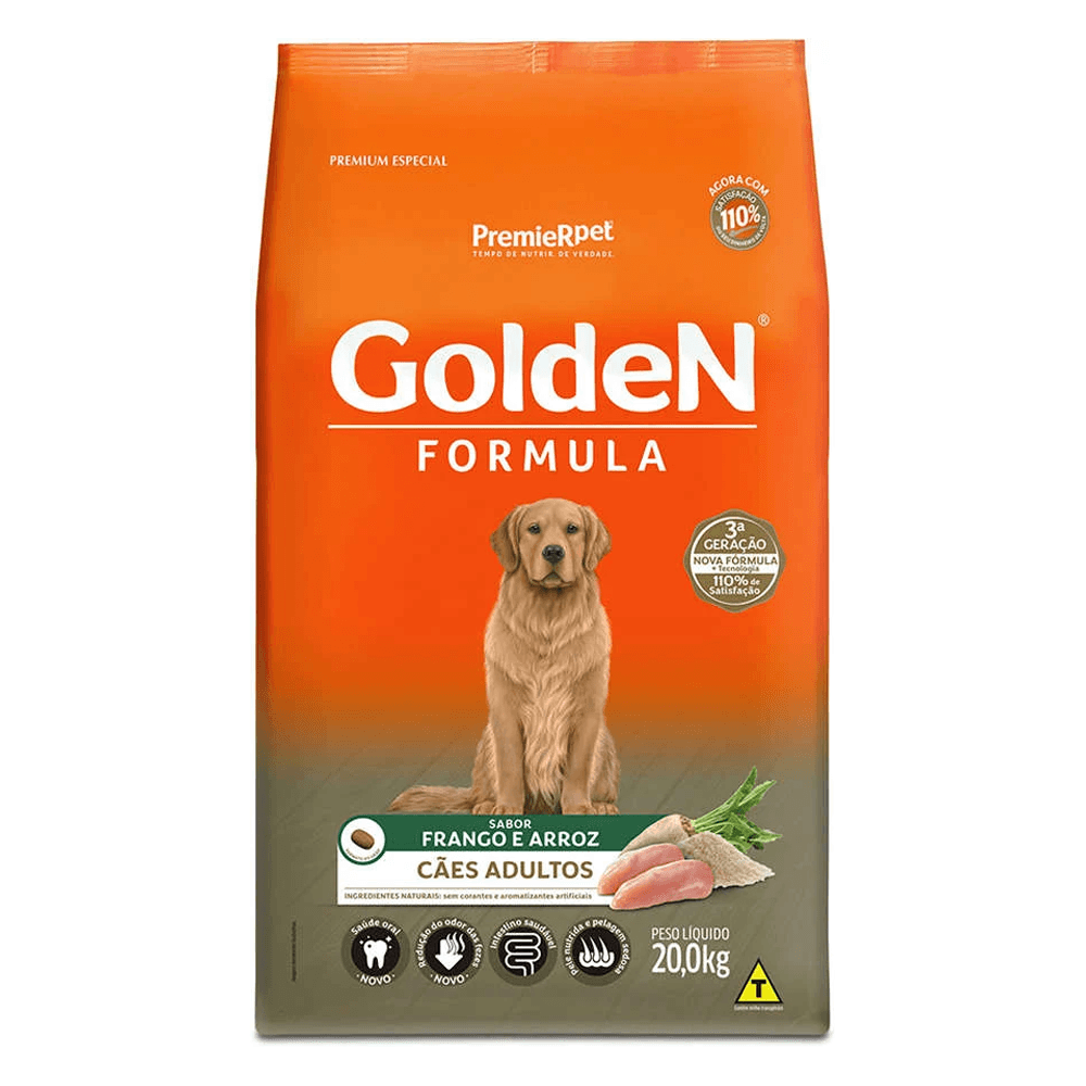 GOLDEN CAES AD FORMULA FRANGO 20 KG