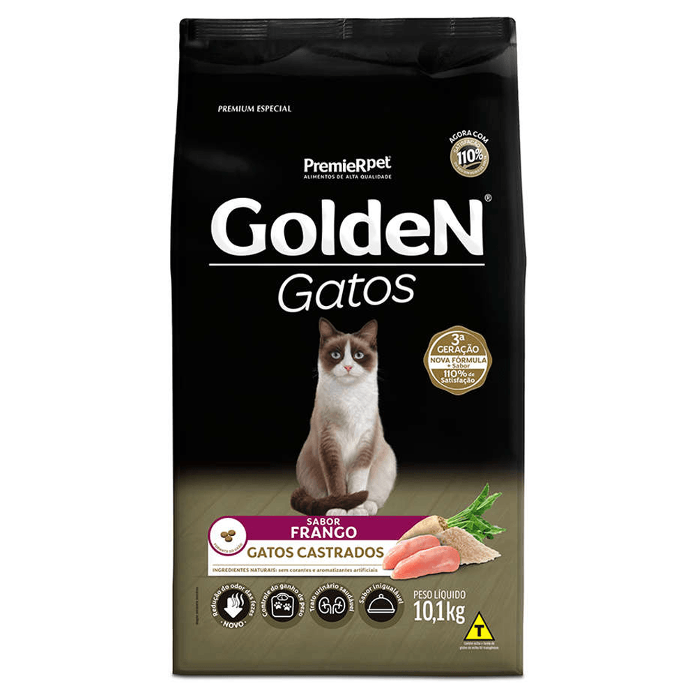 GOLDEN GATOS AD CASTRADOS FRANGO 10,1 KG