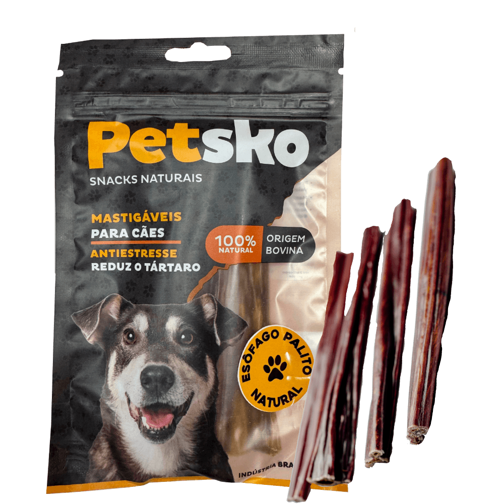 ESOFAGO PETSKO BOVINO PALITO 5` 5 UNIDADES