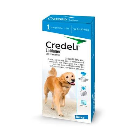 CREDELI 900 MG - 22 A 45 KG - (1 COMPRIMIDO FRACIONADO DA CX ORIGINAL COM 3)