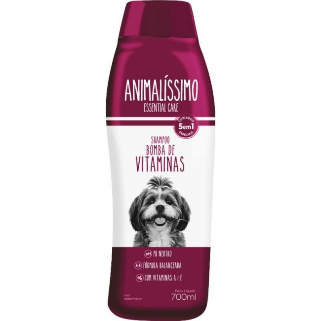 SHAMPOO BOMBA DE VITAMINAS 700ML ANIMALI