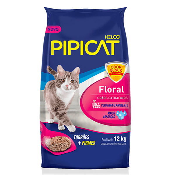 PIPICAT GRAN SANIT FLORAL 12KG