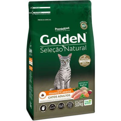 GOLDEN GATOS SEL NAT ADULT 3KG