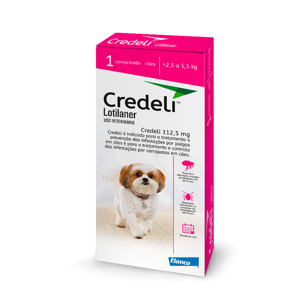 CREDELI 112,5 MG -2,5 A 5,5 KG - (1 COMPRIMIDO FRACIONADO DA CX ORIGINAL COM 3)