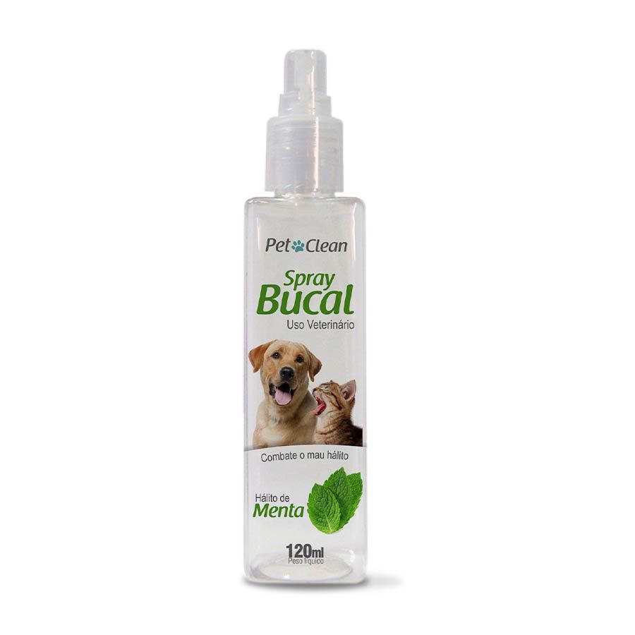 SPRAY BUCAL MENTA 120ML PET CLEAN