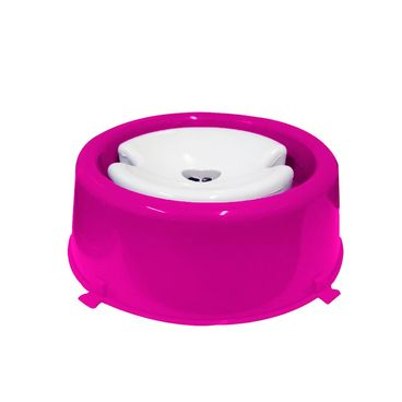 BEB. PLAST. CLASSIC PELOS LONGOS - 1.000 ML (ROSA)