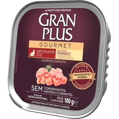 GP PATE GATO FILHOTE FRANGO 100G