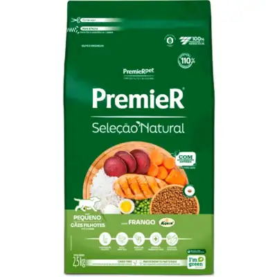 PREMIER SEL NATU CAES FIL RAC PEQ 2,5KG