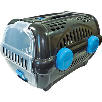 CAIXA DE TRANSP. LUXO FURACAOPET N2 - BLACK C/ AZUL