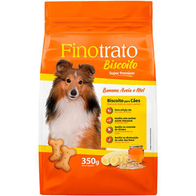 FINOTRATO BISCOITO BANANA AVEIA MEL 350g
