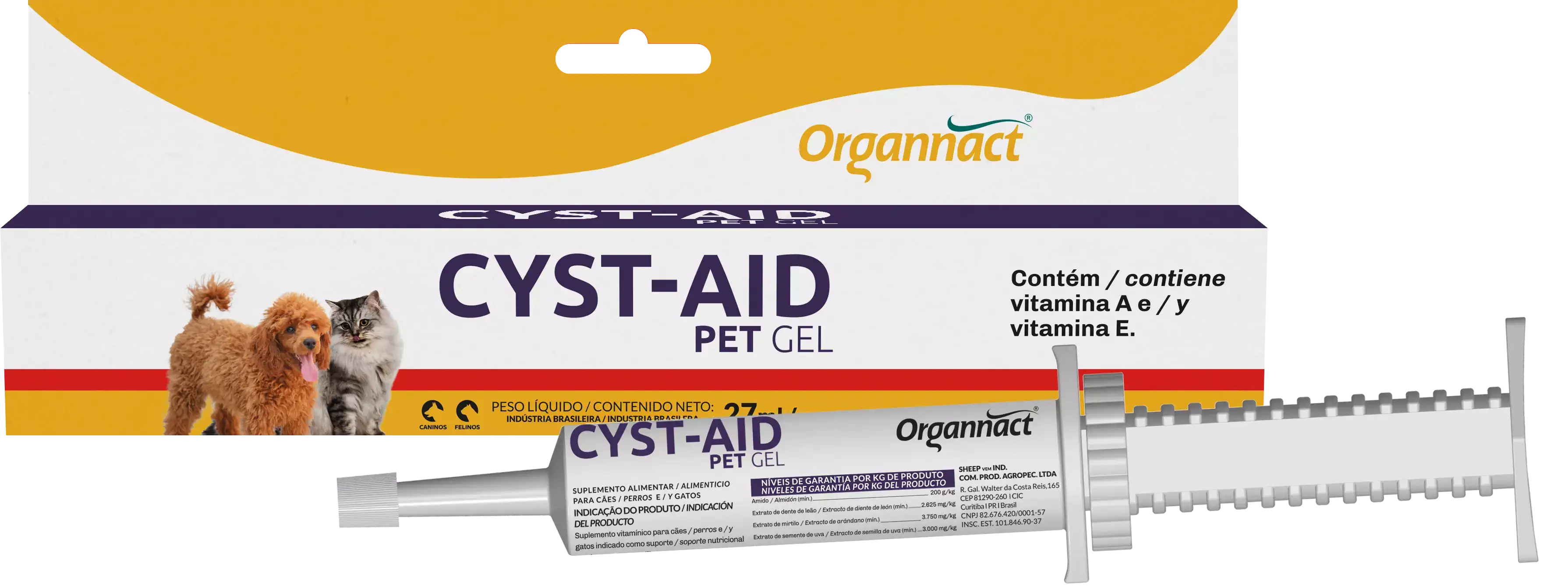 CYST AID PET 35G GORGANNACT