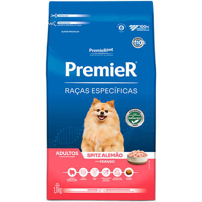 PREMIER CAES RACAS ESP AD SPITZ ALEMAO 1KG