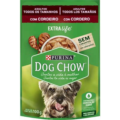 SACHE DOG CHOW ADULTO CORDEIRO 100G